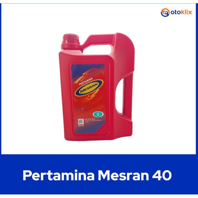 Promo Oli Mobil Pertamina Mesran 40 (4 Liter)