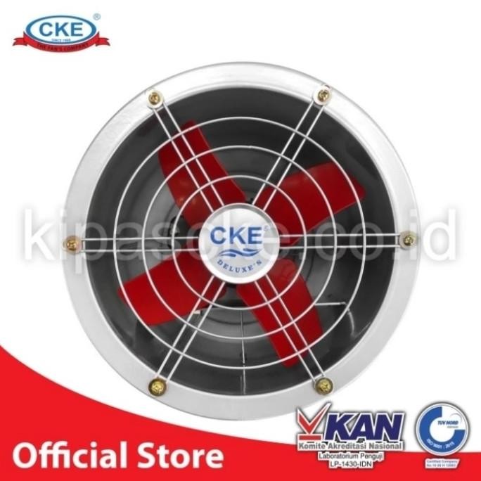 Cke Blower Axial Fan Steel Blade 10 Inchi Axial Drum Fan Heavy Duty New Stok