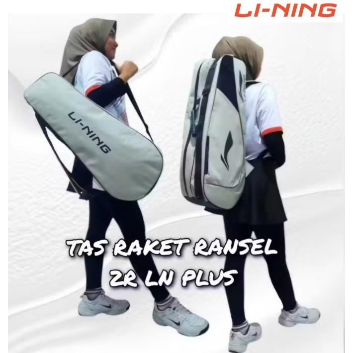 TAS RAKET RANSEL 2R PLUS BADMINTON BULUTANGKIS LINING