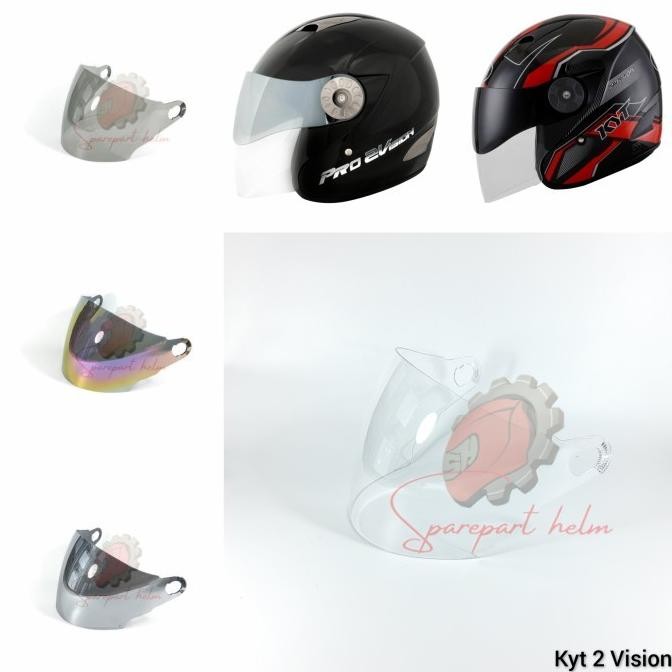 Kaca helm Kyt 2 Vision Visor helm Kyt 2Vision