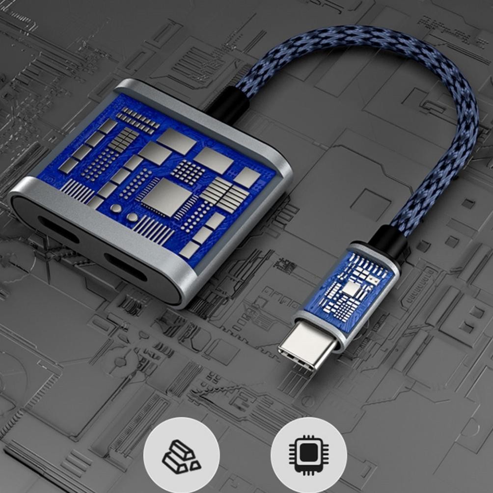 Cortex MH336 Adapter Splitter 2in1 60W Type C to Type C to Type C / USB C Konektor Konverter Origina