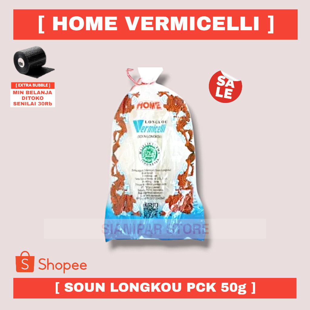 

HOME VERMICELLI SOUN LONGKOU PCK 50g