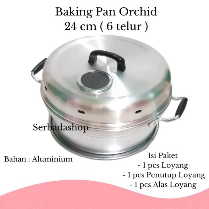 Panci Oven Cetakan Kue Bolu/Baking pan 24cm