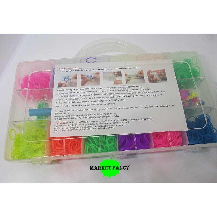 

DIY Rubber Bands - Gelang Karet Loomband Box