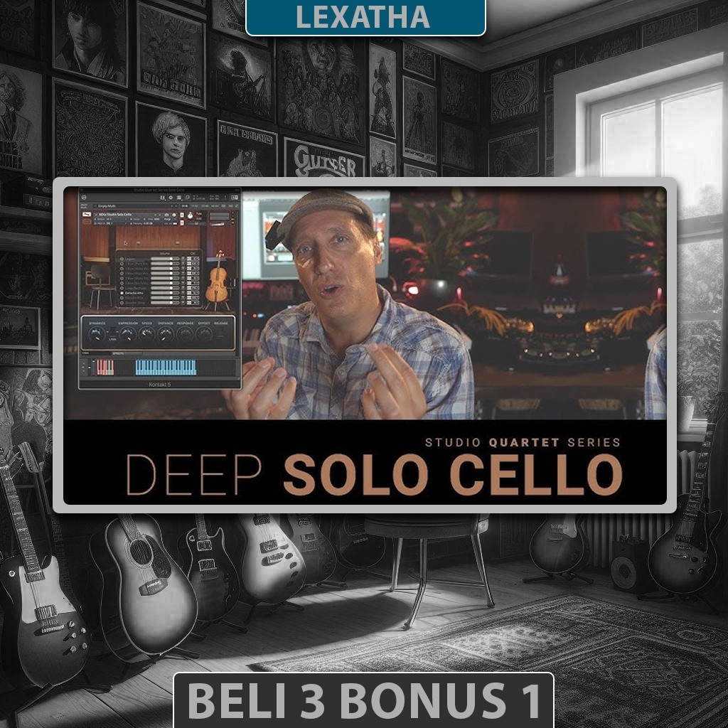 8Dio - Studio Quartet Series : Deep Solo Cello 10GB