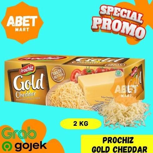 

Grosir Keju Prochiz Gold 2 Kg - 2Kg Pro Chiz Cheese Kuning Pak Dus Cheddar