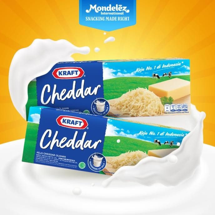 

Murah Kraft Keju CheddarLoaf2Kg - 2 Pack