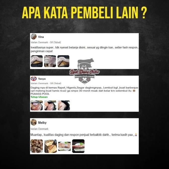 

Promo Samcan Import Pork Belly Premium Kwalitas Top 5 Lapis - Ukuran 1Kg
