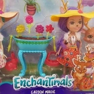 Enchantimals Garden Magic Doll Set Danessa Deer playset