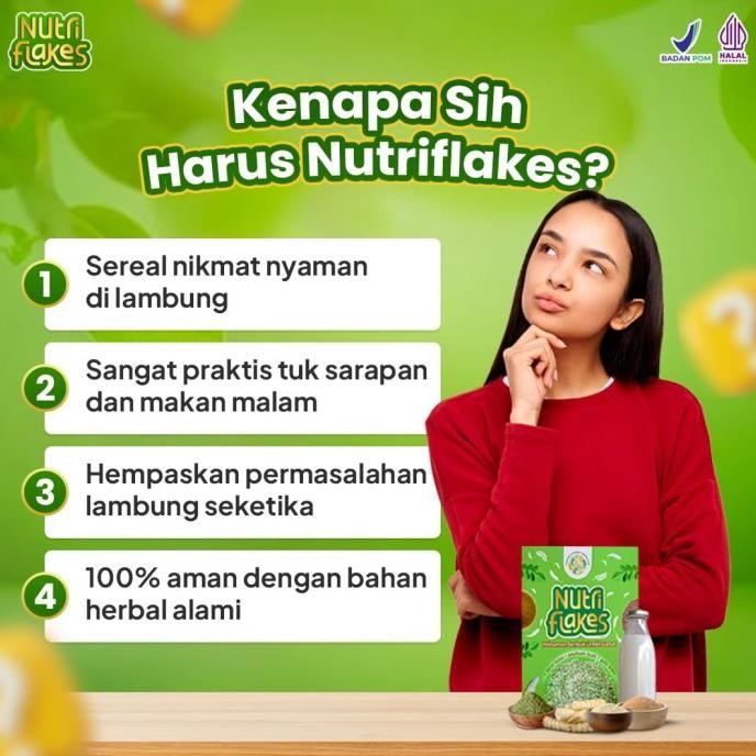 

Promo Nutriflakes Paket 3Box - Solusi Atasi Asam Lambung Dan Maag Kronis