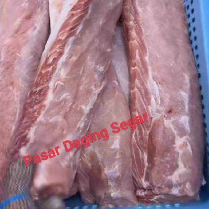 

Promo Pork Loin Block/ Daging Babi Has/Karbonat Isi Daging Babi (Kg)