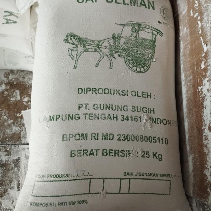 

Murah Sagu Delman Hijau 25 Kg Sagu Tapioka