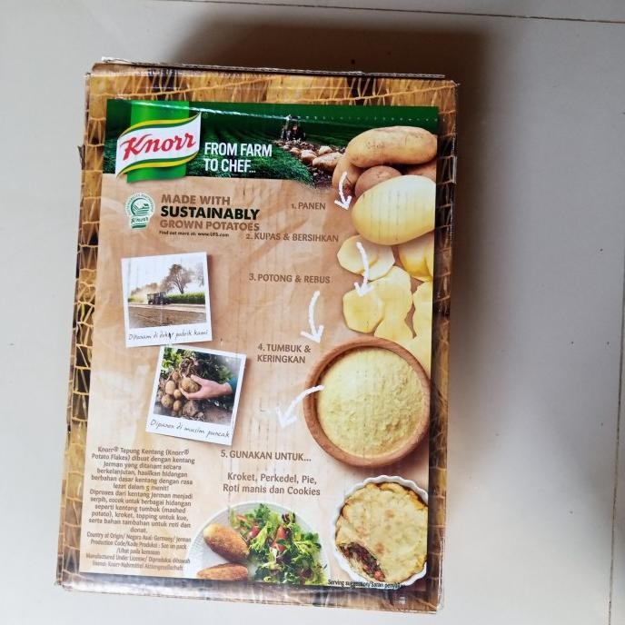 

Sale Knorr Mashed Potato Flakess 4Kg Tepung Kentang