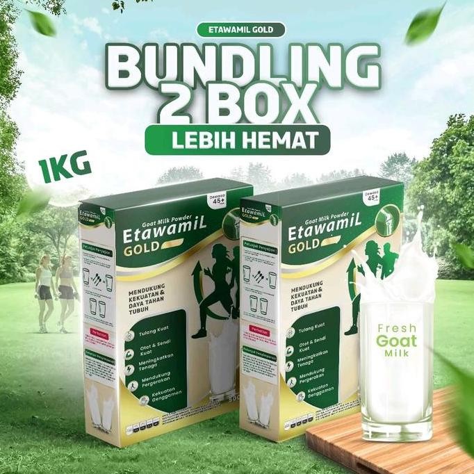 

Grosir Etawamil Gold Susu Kambing Etawa Bubuk Sendiri Tulang Cegah Osteoporosis Bahan Dairy Etawali Susukambing Viral Susuetawa
