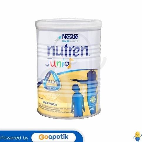 

Murah Nutren Junior Susu Bubuk Anak Usia 1-10 Tahun 400 Gram Kaleng