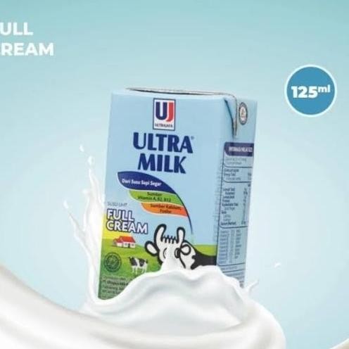 

Grosir Susu Ultra Full Cream 125Ml 1Karton Isi 40Pcs