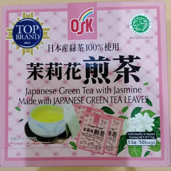 

Murah Osk Teh Celup Japanese Green Tea Jasmine 50 Sachet