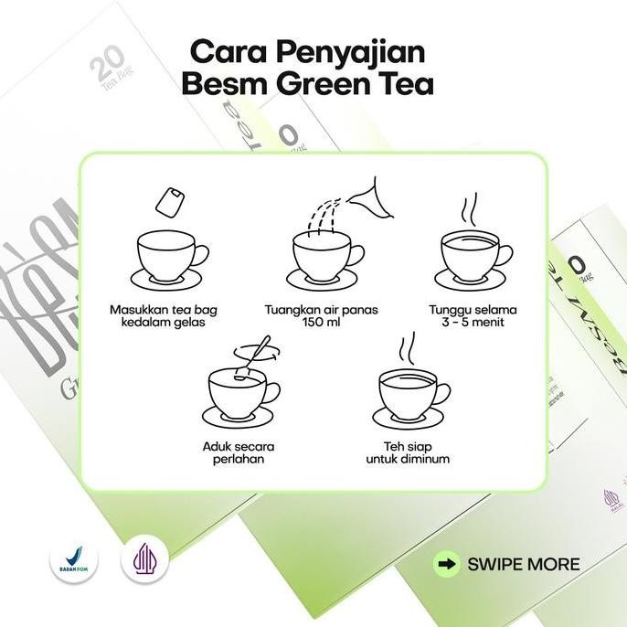 

Sale Bsc | Besm Teh Hijau (Isi 20 Pack) - Teh