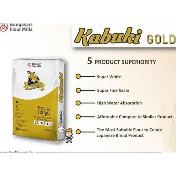 

Grosir Kabuki Gold 25 Kg Tepung Terigu - Tepung Terigu - Khusus Gojek&Grab