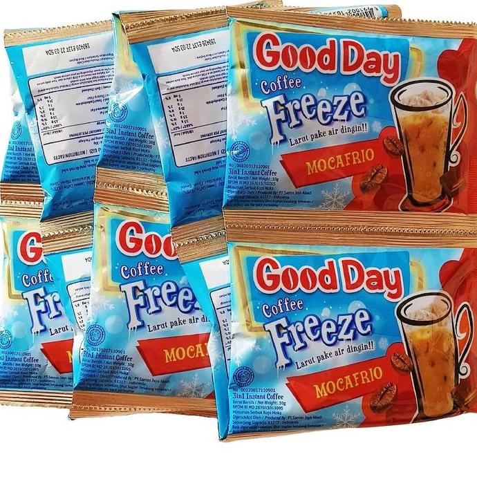 

Grosir 20Pcs Goodday Frezze Mocafrio 2Renceng Coffee Instan Minuman Bubuk Minuman Bubuk Serbuk Drink