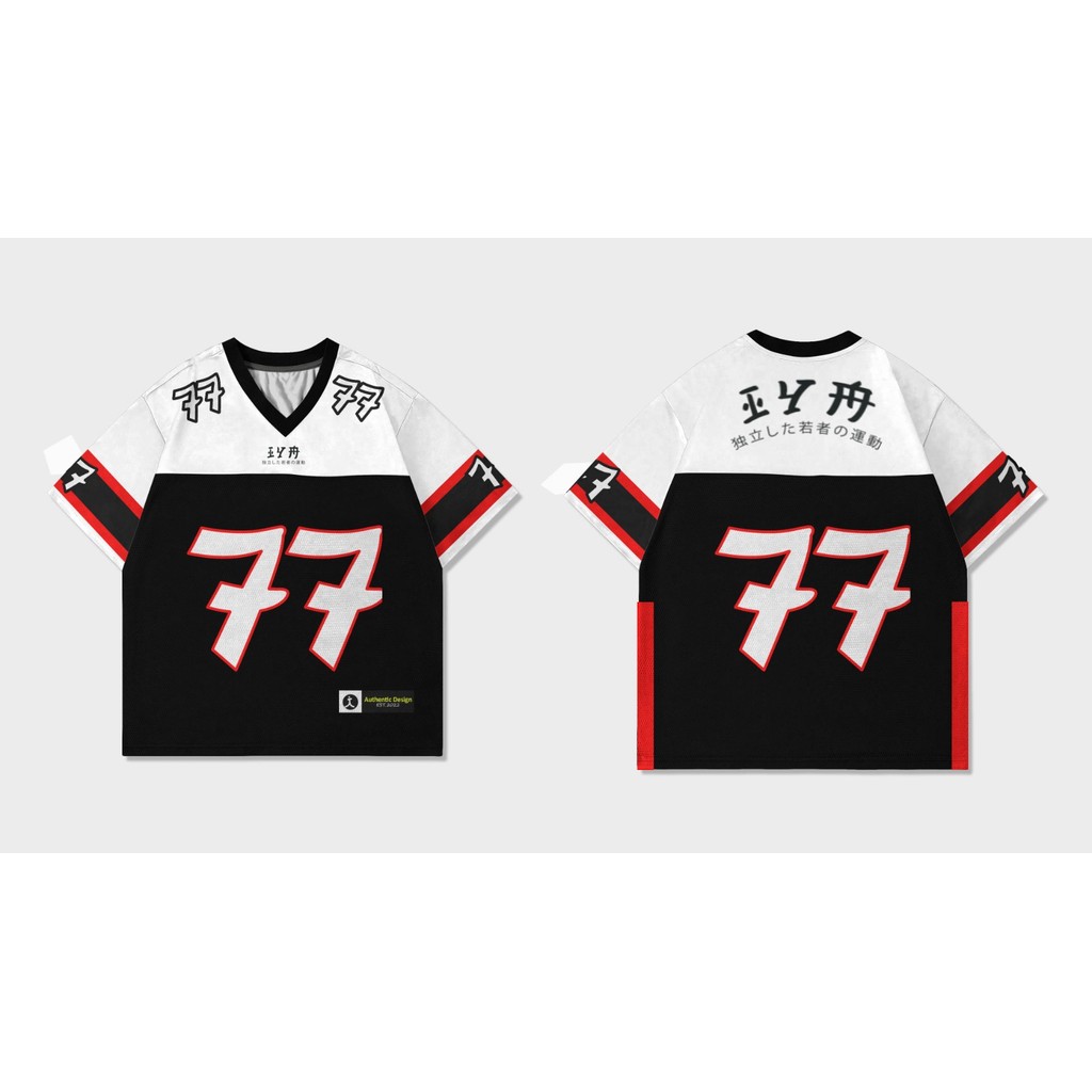 COD Jersey number series 77 NFL kece jumbo oversize unisex XXXL terbaru 2025
