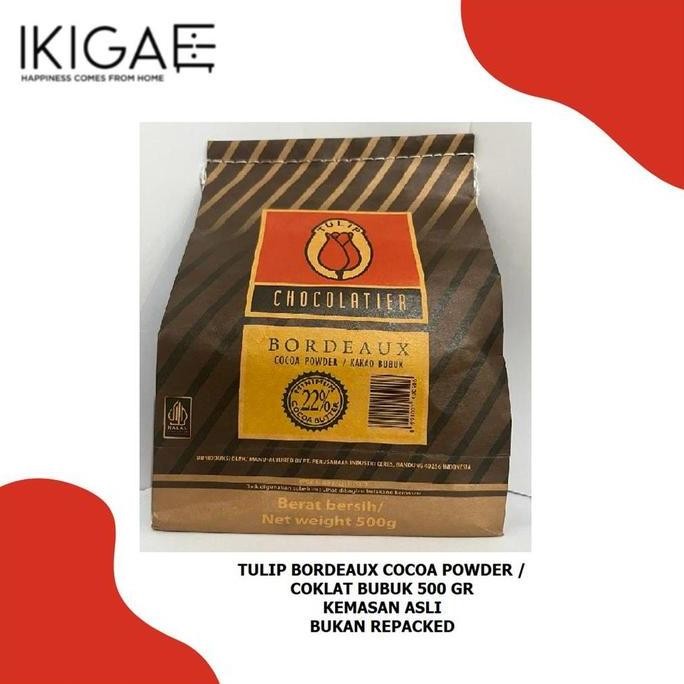 

Murah Tulip Cocoa Powder / Kakao Bubuk Bordeaux 500 Gr Kemasan Asli