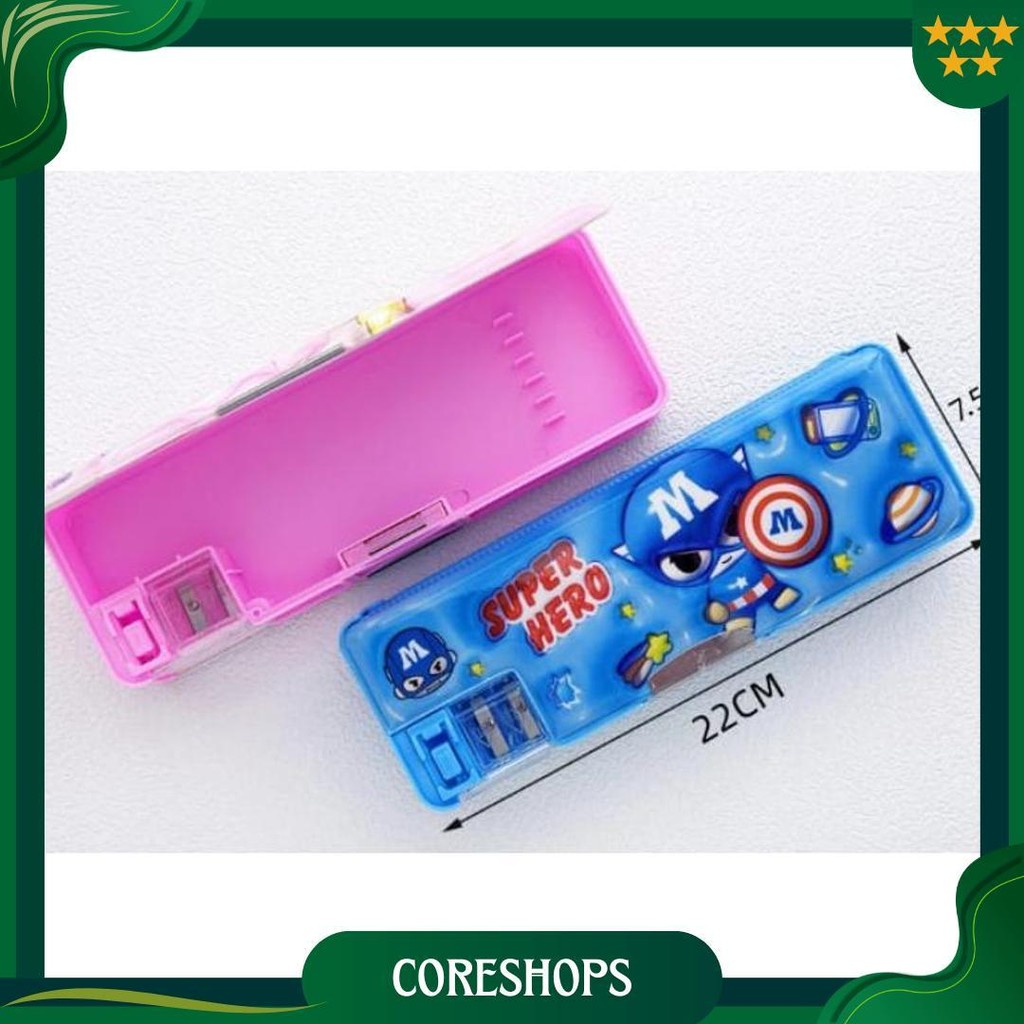 

Tempat Pensil Magnet Serutan Kotak Pensil Gambar Anak Promo Puncak