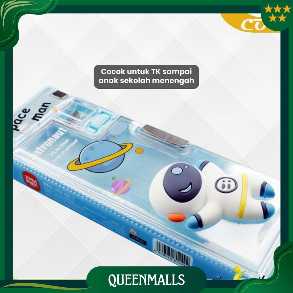 

One-A59 Tempat Pensil Anak 3D Timbul Magnetic Multifungsi Alat Tulis Sekolah / Kotak Pensil Pencil Case Magnet Untuk Anak Tk Gratis Ongkir