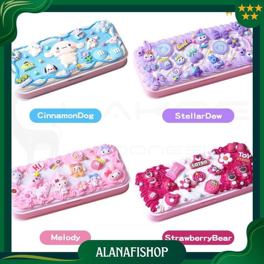 

Lakoe Diy Tempat Pensil Lucu Deco Cream Clay Kotak Pensil Anak Mendekor Pencilcase Kotak Alat Tulis Gratis Ongkir