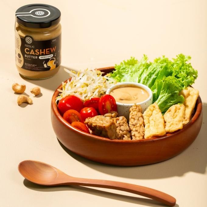 

FROLIC Cashew Butter Unsweetened - Selai Mente asli Tanpa Gula Madu
