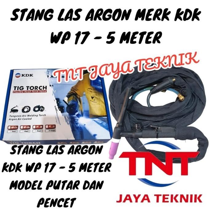 Grosir Stang Las Argon Wp 17 / Tig Torch Stang Las Argon Wp17/ Stang Argon Tig Wp17 Putar Pencet