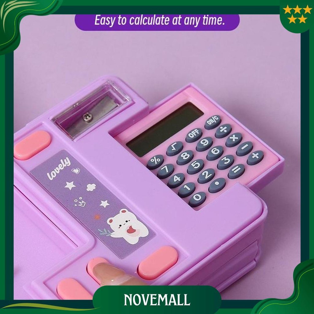 

[Penjual Lokal] Kotak Pensil Multifungsi Kotak Alat Tulis Pop Out Tempat Pena Berkapasitas Besar Dua Sisi Astronot Dengan Kalkulator Rautan Pensil Cod