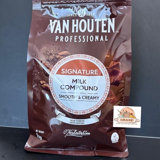 

Promo Van Houten Milk Coin 1Kg Compound Chocolate Cokelat Coklat Susu