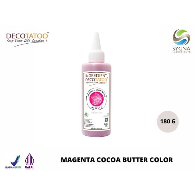 

Promo Pewarna Makanan - Cocoa Butter Magenta Color - Decotatoo