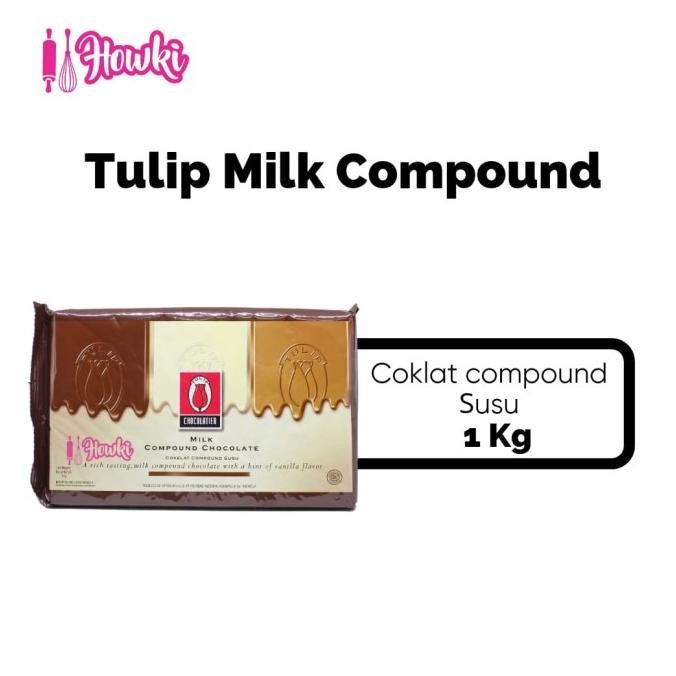 

Sale Coklat Compund Milk Tulip 1Kg