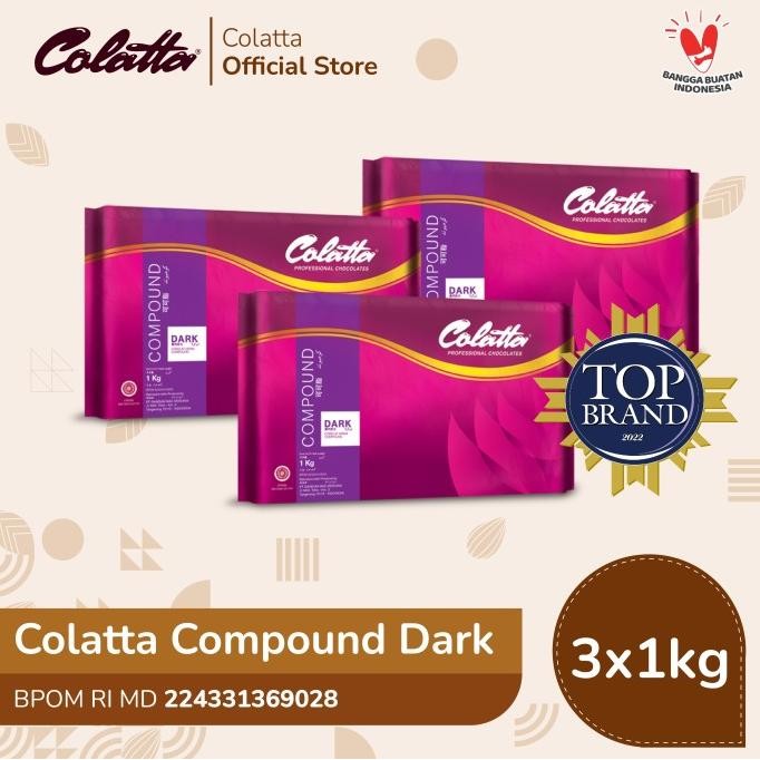 

Sale Bundling Colatta Compound Chocolate Dark - Coklat Batang 1Kg - Isi 3