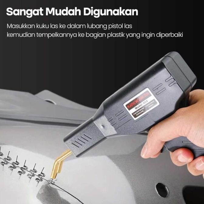 Grosir Alat Las Plastik Solder Stapler Kawat Solder Plastik Bumper Mobil Body Motor