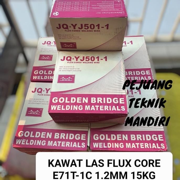 Promo Kawat Las Co2 Flux Core 1.2Mm Golden Bridge / Mig Wire Flux Core 1.2Mm