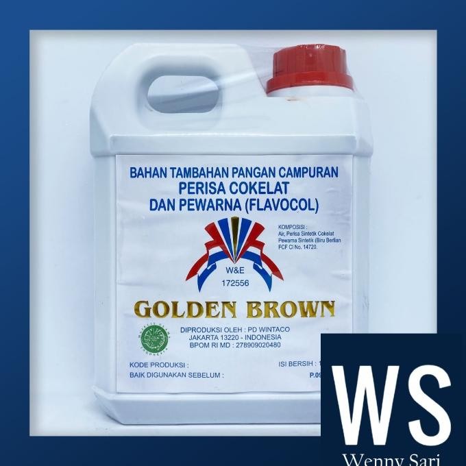

Promo Perisa+Pewarna Coklat Flavocol Golden Brown 1 L