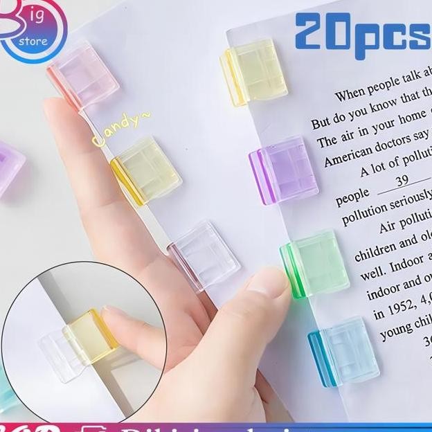 

20Pcet Lip Erta Warna Warni Clip Boo Lip Jepit Buu R Clip Warna Warni Jepit Erta Binder
