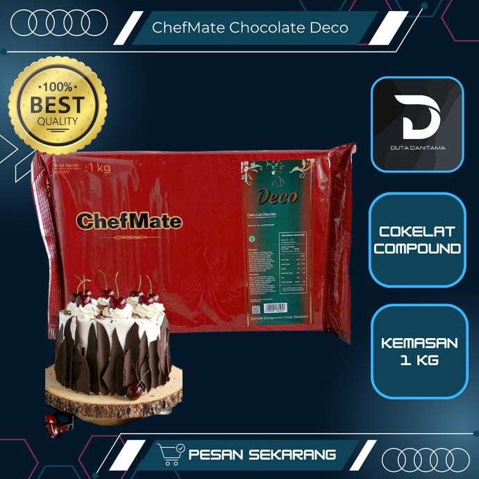 

Murah Chefmate Compound Deco 1 Kg Dan 12 Kg Cokelat Dekorasi