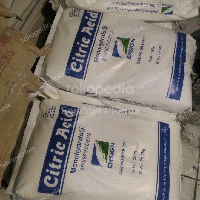Promo Citric Acid 1 Sak (25Kg)