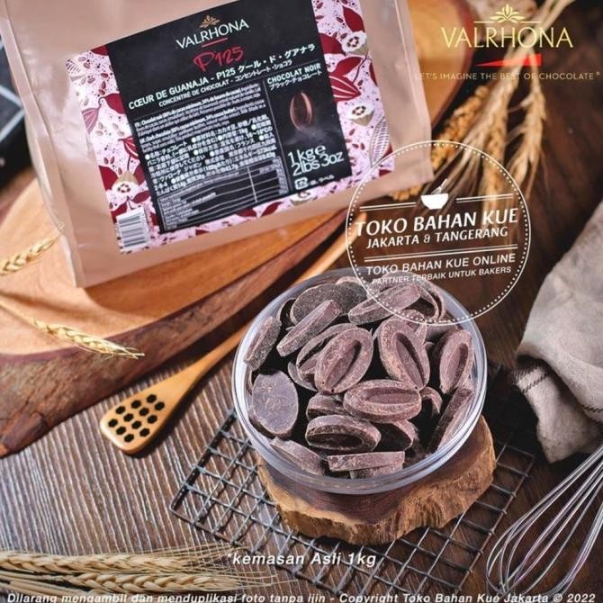

Sale Valrhona P125 Dark Chocolate 500Gr Couverture 80% Guanaja Cokelat