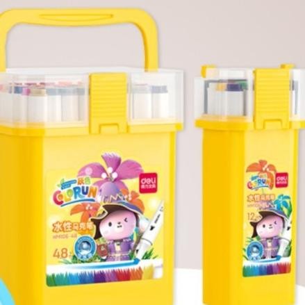 

Deli Water-based Sketch Marker / Spidol Warna Dual Tip HM106