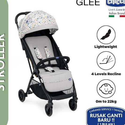 Chicco Troller Glee Ultralht Troller Ereta Dorong Bayi Troller Lipat Troller Bayi