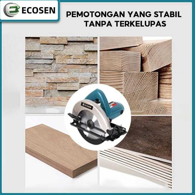 Promo Ecosen  Circular Saw ,Gergaji Multifungsi, Circular Saw 1050W, Mesin Gergaji, Mesin Potong, Al
