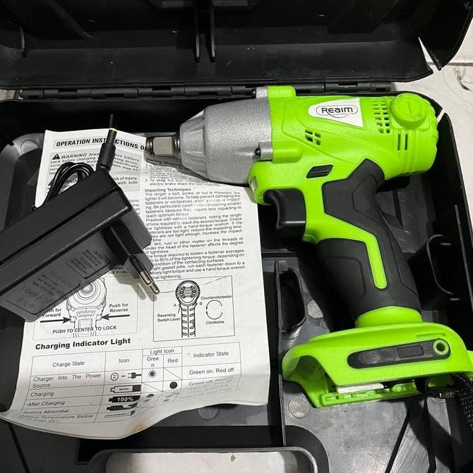 Grosir Reaim Cordless Impact Wrench Mesin Bor 288V+ 1 Battery