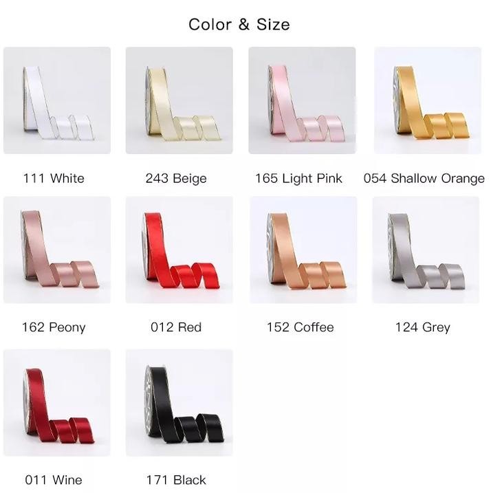 PITA SATIN BUKET BUNGA LIST GOLD GLIDED POLYESTER