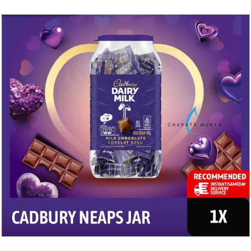 

Terbaru Cadbury Dairy Milk Cokelat Neaps Jar isi 90pcs - 405gr QW1