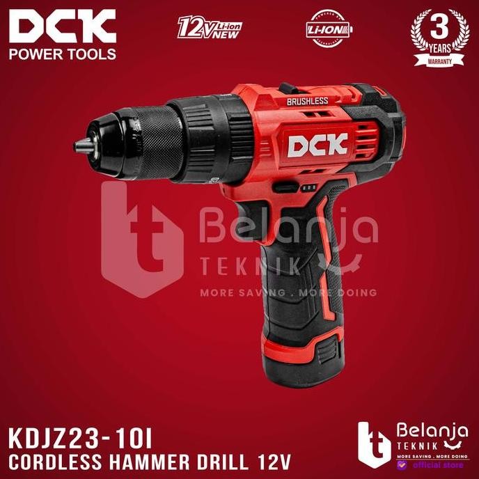 Grosir Dck Mesin Bor Tembok Baterai Cordless Kdjz23-10I Bor Kdjz 23-10I - Unit Only
